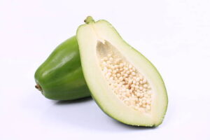 Tender raw papaya