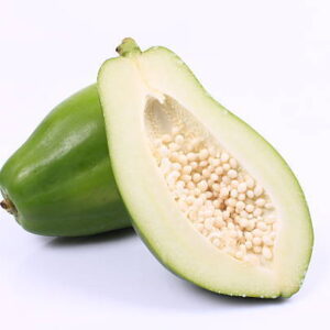 Tender raw papaya