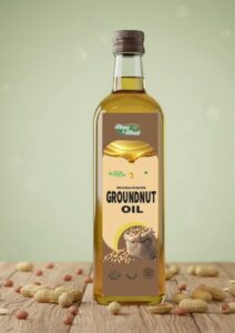 Wooden-pressed Groundnut oil- 1Ltr