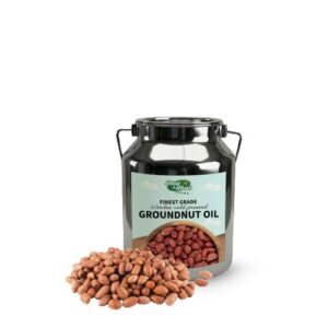 Natural Wooden-pressed Groundnut oil - Can 1 liter