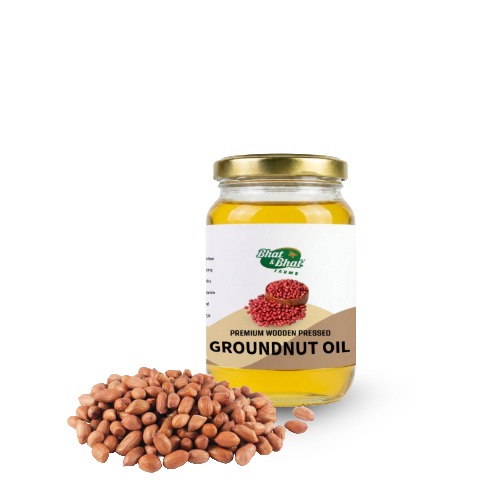 Natural Wooden-pressed Groundnut oil - 500ml