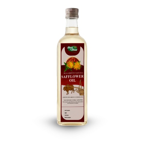 Bull driven Safflower oil- 1 ltr