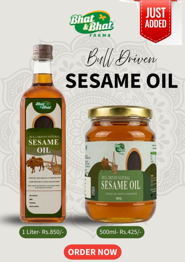 Bull driven Sesame Oil- 500ml