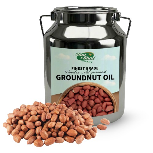 Natural Wooden-pressed Groundnut oil - CAN  5 ltr